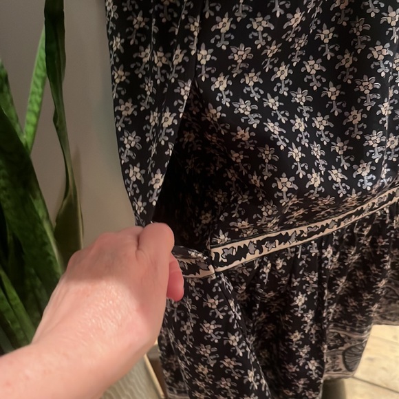 Sea New York Cotton Puff Sleeve Sundress w/ Smocking Small - Picture 8 of 10